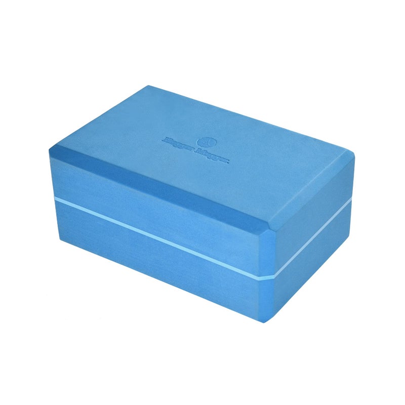 Hugger Mugger 4 in. Foam Yoga Block (Blue) - Image 2